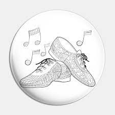 Stylish and sleek jazz shoes for every class and stage. Doodled Jazz Shoes Jazz Pin Teepublic