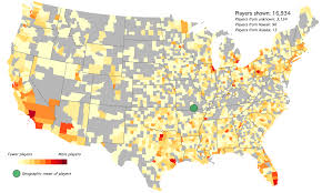Ninety Years Of College Football Recruiting In One Map