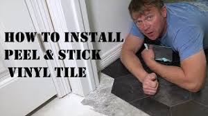 how to install l stick vinyl tile