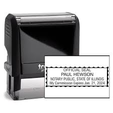 Be 18 years of age or older 2. Illinois Notary Rectangular With Serrated Border Seal Simply Stamps