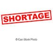 shortage