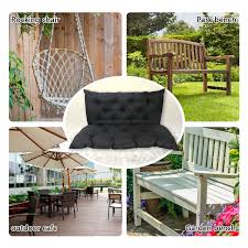 2 Seater Bench Cushion Pad Backrest