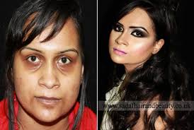 sadaf hair and beauty before and