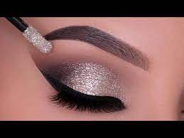 glitter smokey eyes for new year s eve