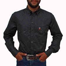 Quando o homem for comprar uma camisa o que ele deve prestar atenção? Camisa Os Vaqueiros Masculina Chumbo Manga Longa Arena Country