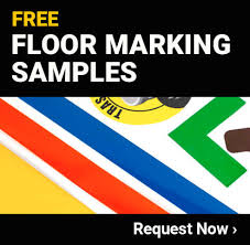 what are floor marking color standards