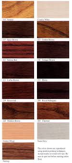 Wood Stain Wood Stain Colors
