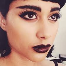 natalia kills makeup black eyeshadow