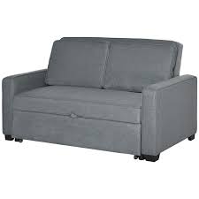 homcom double sofa bed clack sofa