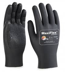 Atg 34 847 Maxiflex Endurance Nitrile Foam Micro Dots Grip Work Gloves