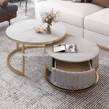 Marble Table Double Layer Coffee Table