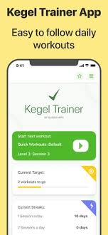 kegel trainer pfm exercises on the app