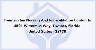 fountain inn nursing and rehabilitation