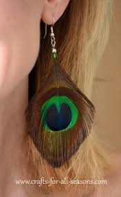 I highly encourage getting once dry, attach the rest of your earrings findings and you're done! Peacock Feather Earrings