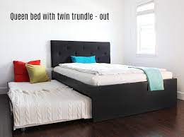 Build A Queen Bed With Twin Trundle
