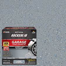 gray polycuramine 1 car garage floor