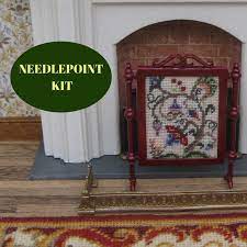Dollhouse Needlepoint Firescreen Kit