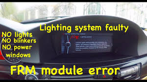 Light System Error Bmw E90 No Lights Blinkers Solved
