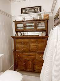 unique bathroom antique cabinet liz