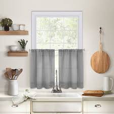 Kitchen curtains are very important elements of house decoration. Maison Kitchen Window Curtain Tier Pair Bed Bath Beyond