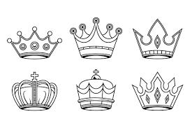 queen crown drawing images free