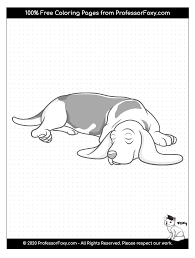 When the online coloring page has loaded, select a color and start clicking on the picture to color it in. Basset Hound Dogs Coloring Pages For Kids Animal Coloring Pages And Prints For Kids