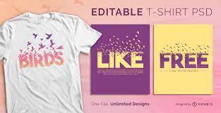 t shirt design templates editable psds