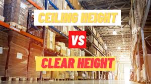 clear vs ceiling height you