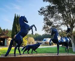 Fiberglass Horse Sculptures