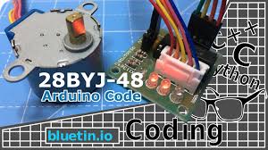 28byj 48 stepper motor with driver code