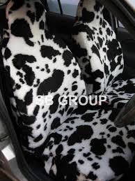 Vw Caddy Van Seat Covers Cow Fur Fabric