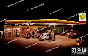 1970 s bp petrol station forecourt