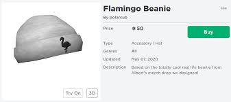 Shop flamingo roblox merch created by independent artists from around the globe. Something New Was Released A Few Hours Ago The Roblox Version Of The Flamingo Beanie Fandom