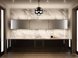 Marble Kitchen Wall Interior Design Ideas