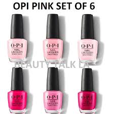 opi nail polish lacquer pink set