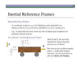 inertial reference frames lecture