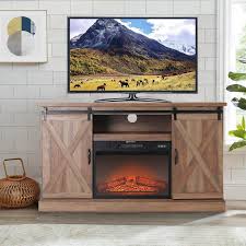 William Farmhouse Fireplace Tv Stand