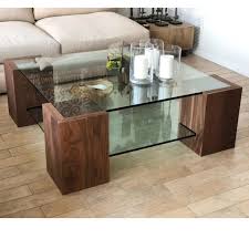 Wescover Glass Coffee Table Decor