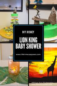 diy disney lion king baby shower