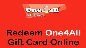 how to redeem one4all gift card use