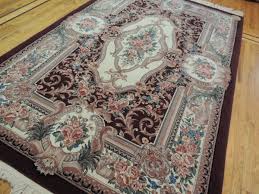 6x9 french aubusson savonnerie rug wool