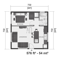 Small House Plan 1 Bedroom Home Plan