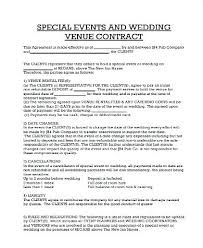 Party Planner Contracts Event Planner Contract Template Best Of