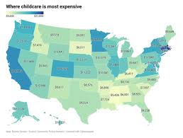 how much childcare costs by state in