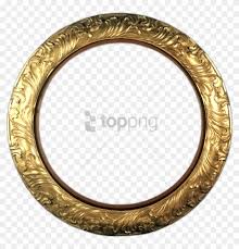 free png gold circle frame png png