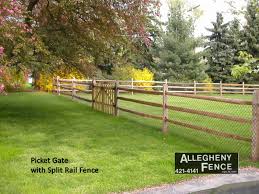 Also available in 4 hole 5' high upon request. Pittsburgh Residential Wood Fence Allegheny Fence