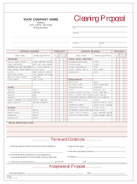 Janitorial Cleaning Proposal Templates Cleaning Proposal