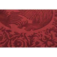 rich maroon traditional designer tufted