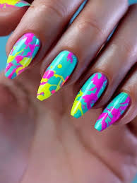 25 best splatter nail designs and