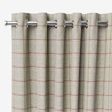 arran weathered red curtains